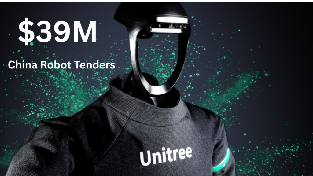 Unitree humanoid robot amid China's $39M procurement tenders