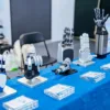 A high-tech dexterous robotic hand close-up